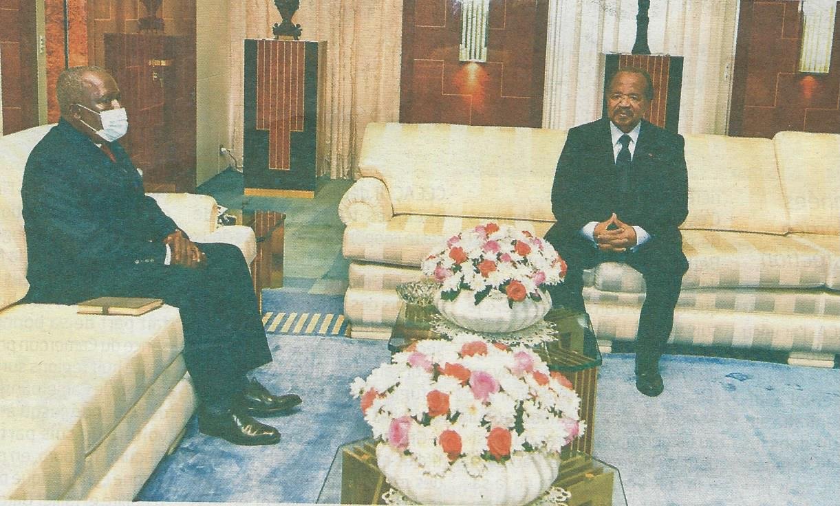 Son Excellence Martial Beti-Marace en audience chez le Président Paul BIYA